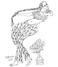 Medium: 'Chinese Ink on Paper', Size:'31 x 23 cm'