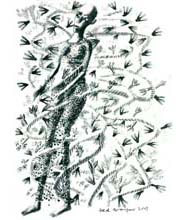 Medium: 'Chinese Ink on Paper', Size:'76 x 56 cm'