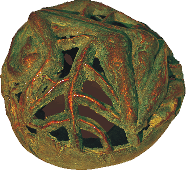 Title: 'Touch Stone - 1', Medium: 'Bronze', Size: '30 x 15 x 25 cm', Year: '2003'