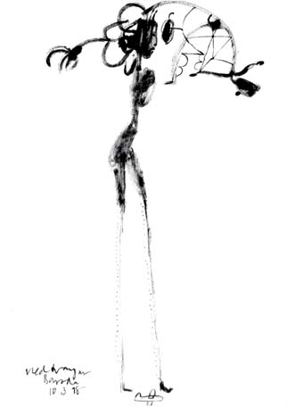 Chinese Ink on Paper', Size:'40 x 30 cm'