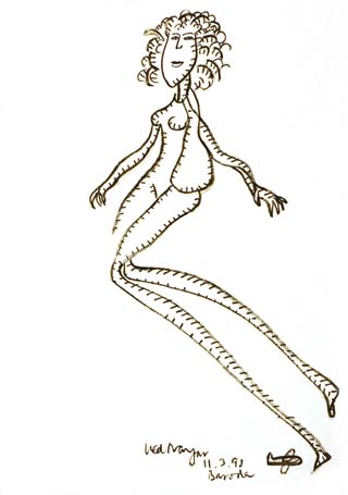 Chinese Ink on Paper', Size:'40 x 30 cm'