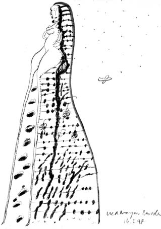 Medium: 'Chinese Ink on Paper', Size:'58 x 45 cm'