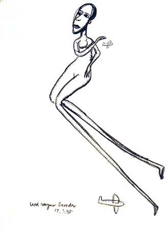 Medium: 'Chinese Ink on Paper', Size:'58 x 45 cm'