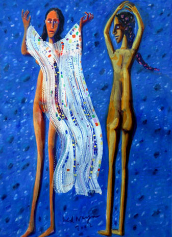 Medium: 'Acrylic on Canvas', Size:'60 x 45 cm'