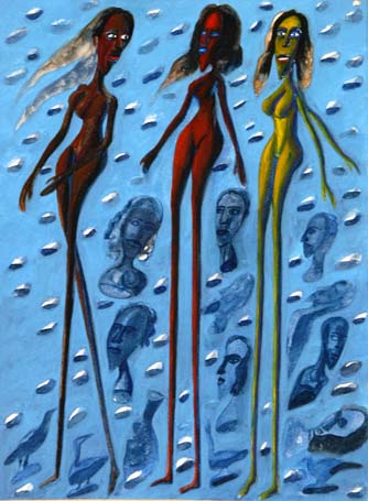 Medium: 'Gouache on Paper', Size: '31 x 23 cm'