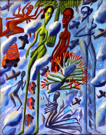 Medium: 'Gouache on Paper', Size: '31 x 23 cm'