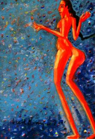 Medium: 'Gouache on Paper', Size:'45 x 31 cm'