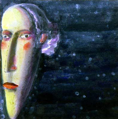 Medium: 'Gouache on Paper', Size:'31 x 31 cm'