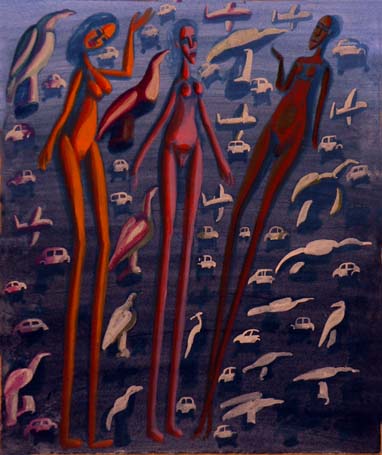 Medium: 'Gouache on Paper', Size:'45 x 31 cm'