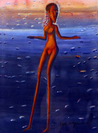 Medium: 'Gouache on Paper', Size:'45 x 31 cm'