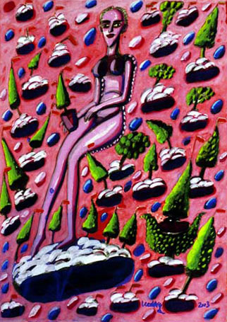 Medium: 'Gouache on Paper', Size:'45 x 31 cm