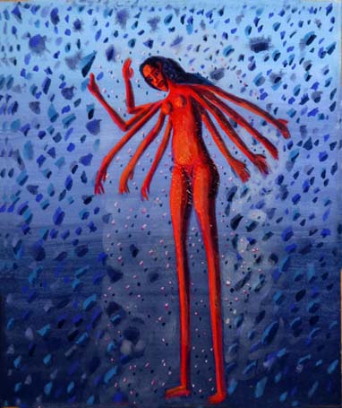 Medium: 'Gouache on Paper', Size:'45 x 31 cm'