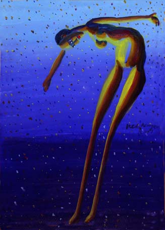 Medium: 'Gouache on Paper', Size:'45 x 31 cm'