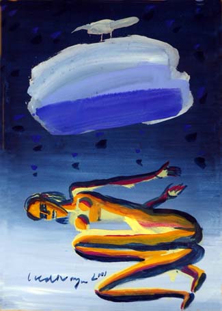 Medium: 'Gouache on Paper', Size:'45 x 31 cm'